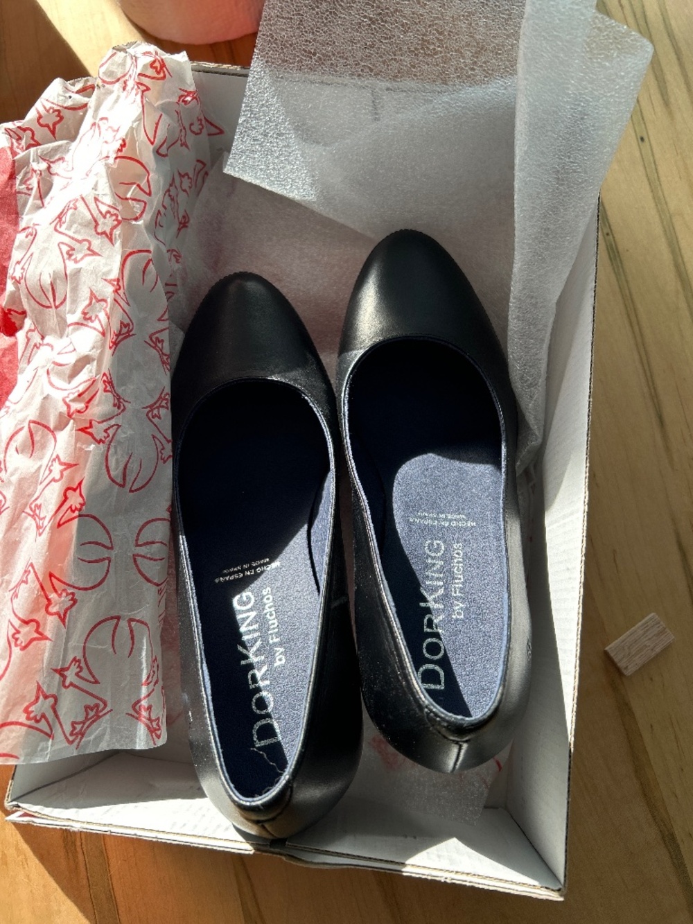Dorking black size 36 heels